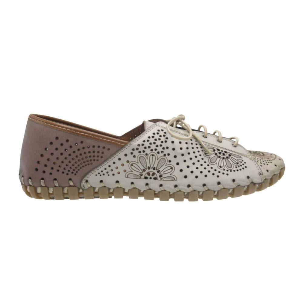 NEW GELATO women's theory lace-up shoes in vapor multi
